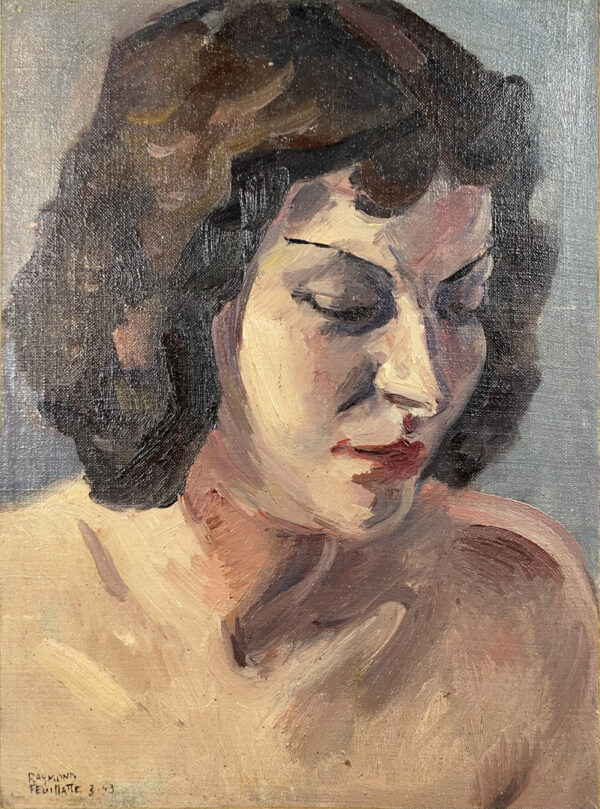 Portrait en buste par Raymond FEUILLATTE