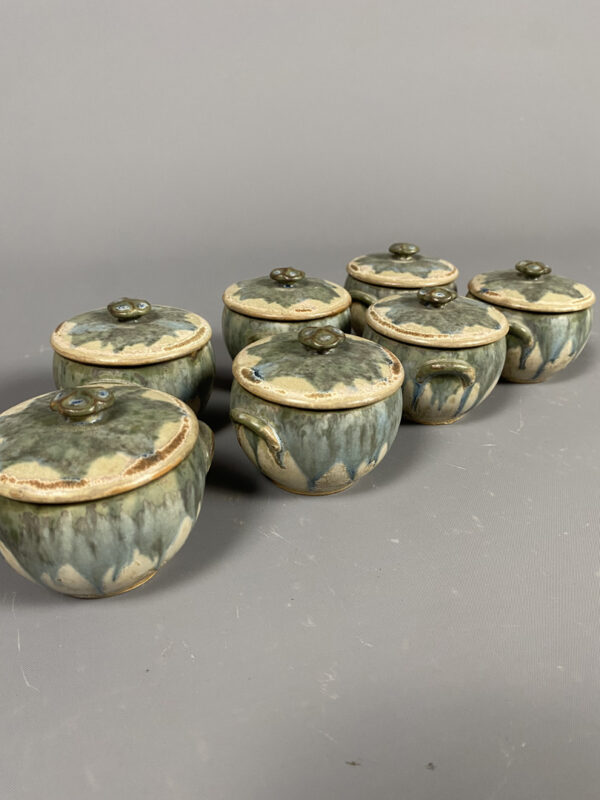 Denbac, 7 petits pots couvert