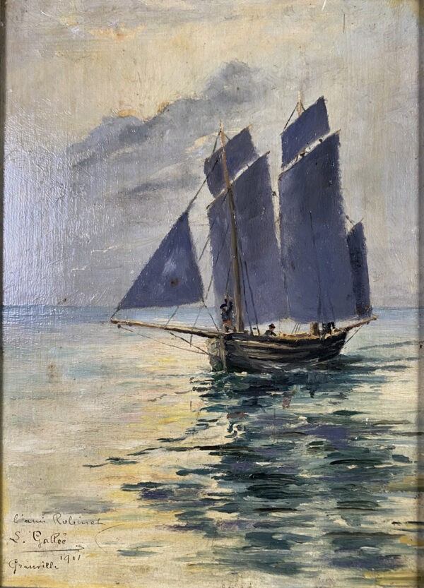 “Granville” Huile sur panneau