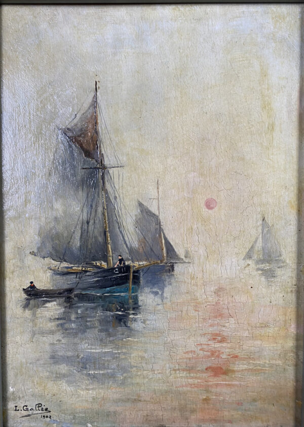 “Retour de pêche” par Lucien Gallée