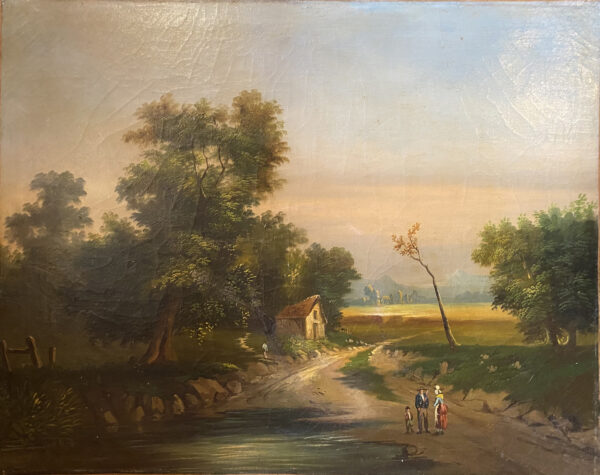 “La famille sur le chemin”